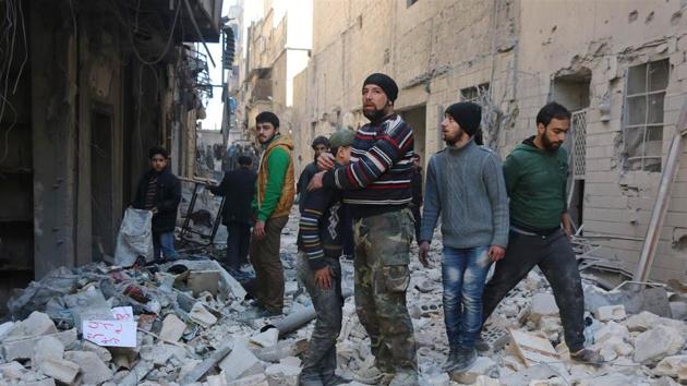The strikes on Al-Baruda come after the Observatory reported the highest monthly civilian death toll for the coalition since it began bombing Syria on September 23, 2014. (AFP File Photo) The strikes on Al-Baruda come after the Observatory reported the highest monthly civilian death toll for the coalition since it began bombing Syria on September 23, 2014. (AFP File Photo)