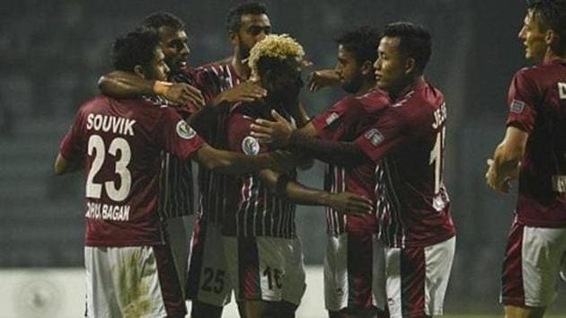 Mohun Bagan have demanded the waivering of the franchise fee of Rs 15 crore as one of the conditions to enter the Indian Super League. (Hindustan Times via Getty Images) Mohun Bagan have demanded the waivering of the franchise fee of Rs 15 crore as one of the conditions to enter the Indian Super League. (Hindustan Times via Getty Images)