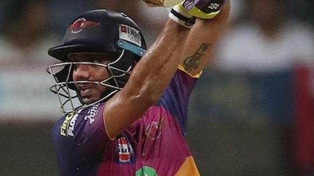 Manoj Tiwary, Rising Pune Supergiant’s middle-order batsman, scored 324 runs in 15 IPL 2017 games.(BCCI)
