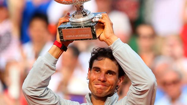 Rafael Nadal has won the French Open nine times, including five consecutive times from 2010 to 2014.(Getty Images)