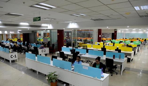 Representative photo of techies working at a start-up in Bangalore. (AFP) Representative photo of techies working at a start-up in Bangalore. (AFP)