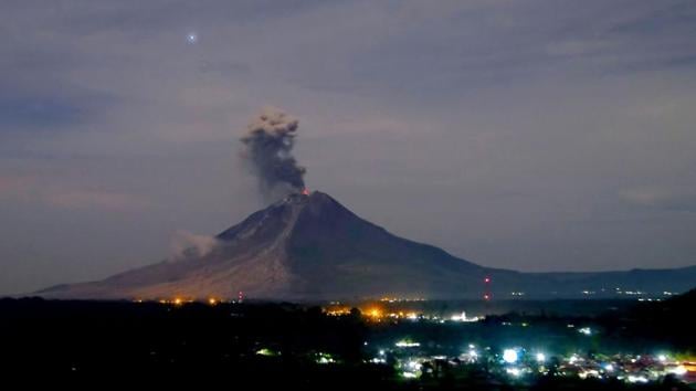 The Mount Sinabung volcano is one of the most deadly in the world since it returned to life in 2010. (TIBTA PANGIN / AFP)