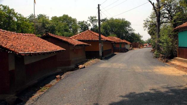 Deserted Nagadih village as villagers fled after locking their houses in fear of arrest after recent violence on a lynching incident in Jamshedpur (Manoj Kumar/ HT Photo) Deserted Nagadih village as villagers fled after locking their houses in fear of arrest after recent violence on a lynching incident in Jamshedpur (Manoj Kumar/ HT Photo)