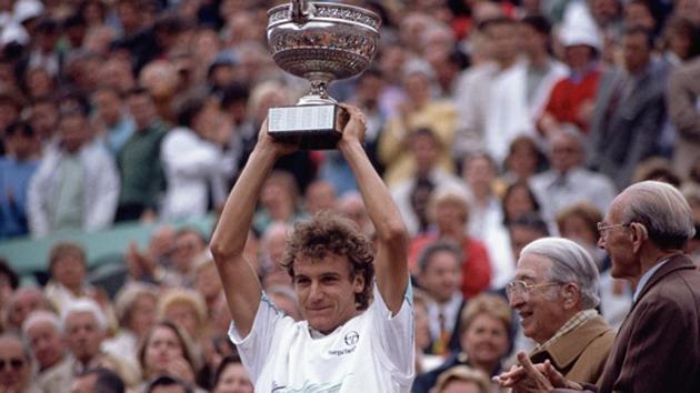 Mats Wilander won the French Open thrice with the first trophy coming at an age of 17 years and 9 months. (Corbis/VCG via Getty Images) Mats Wilander won the French Open thrice with the first trophy coming at an age of 17 years and 9 months. (Corbis/VCG via Getty Images)