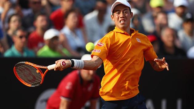 Kei Nishikori’s run to the 2015 French Open quarter-final is his best performance in Paris. (Getty Images) Kei Nishikori’s run to the 2015 French Open quarter-final is his best performance in Paris. (Getty Images)