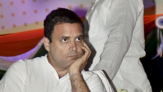 No permission has been given for Rahul Gandhi’s visit to the district, said ADG (law and order) Aditya Mishra.(PTI FILE PHOTO) No permission has been given for Rahul Gandhi’s visit to the district, said ADG (law and order) Aditya Mishra.(PTI FILE PHOTO)
