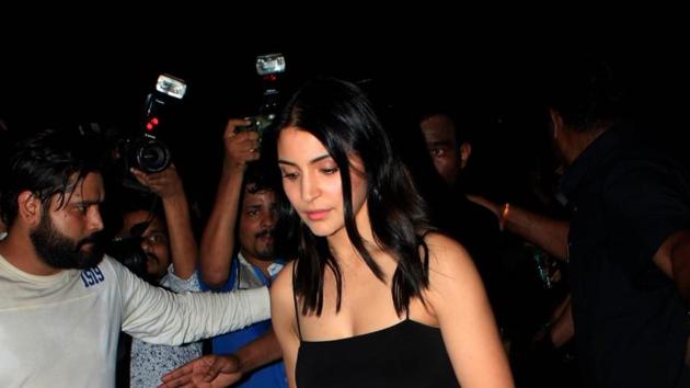 Anushka Sharma at KJo’s party. (HT/ Prodip gUHA) Anushka Sharma at KJo’s party. (HT/ Prodip gUHA)