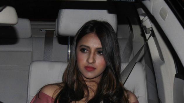 Parineeti Chopra arrives for KJo’s birthday party. (HT/ Prodip gUHA) Parineeti Chopra arrives for KJo’s birthday party. (HT/ Prodip gUHA)