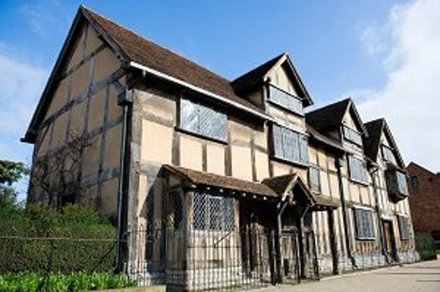 William Shakespeare’s birthplace at Henley Street, Stratford-upon-Avon, where it is believed the bard was born. (via The Shakespeare Birthplace Trust) William Shakespeare’s birthplace at Henley Street, Stratford-upon-Avon, where it is believed the bard was born. (via The Shakespeare Birthplace Trust)
