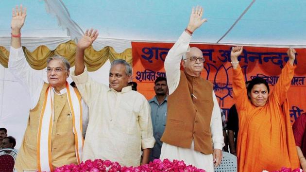 A special CBI court on Friday directed BJP stalwarts L K Advani, M M Joshi and Uma Bharti to appear before it on May 30 for framing of charges in the Babri Masjid demolition case (PTI File Photo) A special CBI court on Friday directed BJP stalwarts L K Advani, M M Joshi and Uma Bharti to appear before it on May 30 for framing of charges in the Babri Masjid demolition case (PTI File Photo)