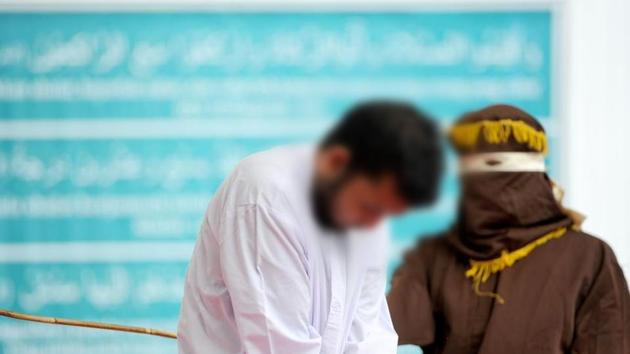 The pair, aged 20 and 23, were found guilty of having broken sharia rules in conservative Aceh province the only part of Indonesia that implements Islamic law . (CHAIDEER MAHYUDDIN / AFP)