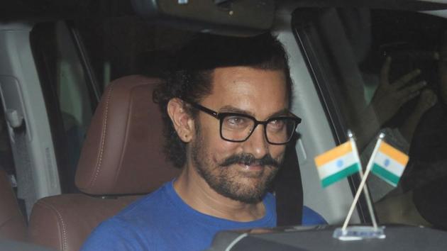 Aamir Khan also attended KJo’s birthday bash Thursday night. (HT/ Prodip gUHA) Aamir Khan also attended KJo’s birthday bash Thursday night. (HT/ Prodip gUHA)