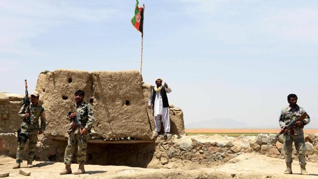 Afghan Border Police keep watch in Kandahar province.(AFP File Photo)