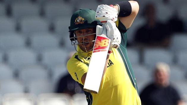 Aaron Finch scored 137 off 109 balls to guide Australia to victory against Sri Lanka.(REUTERS)