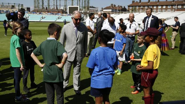 Prince Charles soaks in the festive atmosphere as England gear up to host the tournament for the third time. (REUTERS)