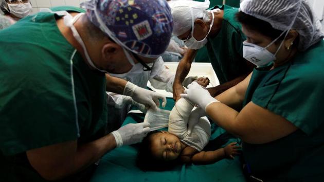 Doctors wrap a child's burnt skin with sterilised tilapia fish skin. Once cleaned and treated, it can last for up to two years, researchers say. The treatment removes any fish smell. (Paulo Whitaker / Reuters) Doctors wrap a child's burnt skin with sterilised tilapia fish skin. Once cleaned and treated, it can last for up to two years, researchers say. The treatment removes any fish smell. (Paulo Whitaker / Reuters)