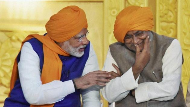 Prime Minister Narendra Modi and Bihar chief minister Nitish Kumar participate in the 350th birth anniversary celebrations of Guru Gobind Singh at Gandhi Maidan in Patna, in this file photo from May 1. (PTI) Prime Minister Narendra Modi and Bihar chief minister Nitish Kumar participate in the 350th birth anniversary celebrations of Guru Gobind Singh at Gandhi Maidan in Patna, in this file photo from May 1. (PTI)