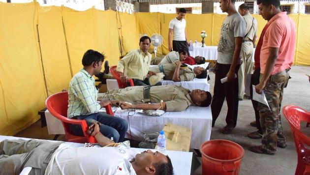 The Chief Minister said the total collection of around 66,000 bottles would mitigate the blood shortage in the state. (Twitter Photo) The Chief Minister said the total collection of around 66,000 bottles would mitigate the blood shortage in the state. (Twitter Photo)