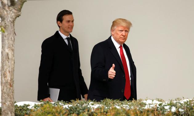 File photo of Donald Trump and Jared Kushner at the White House. (Reuters)