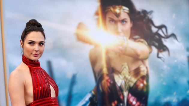 Cast member Gal Gadot poses at the premiere of Wonder Woman in Los Angeles. (REUTERS) Cast member Gal Gadot poses at the premiere of Wonder Woman in Los Angeles. (REUTERS)