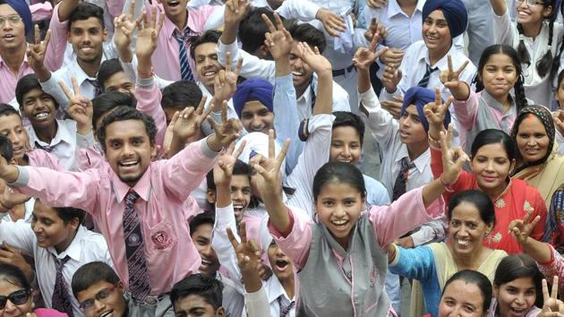 Rajasthan Board arts results will be declared today at 1.15 pm.(Gurminder Singh/Hindustan Times/For representation only)