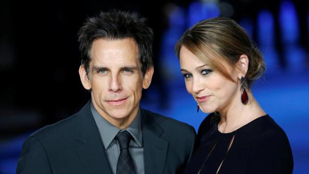 Actor Ben Stiller and wife Christine Taylor arrive for the European premiere of Night at the Museum: Secret of the Tomb at Leicester Square in London December 15, 2014. (REUTERS)