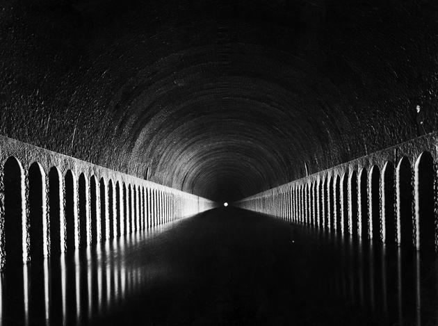 No light at the end of the tunnel? The canal at the Tunnel de Roue, near Marseilles, pictured in 1930. (Getty Images) No light at the end of the tunnel? The canal at the Tunnel de Roue, near Marseilles, pictured in 1930. (Getty Images)