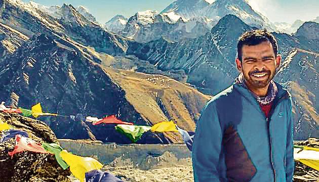 Hemant Gupta from Kota who climbed Mount Everest. He is a manager with the Tata Steel Adventure Foundation in Jamshedpur . (HT Photo) Hemant Gupta from Kota who climbed Mount Everest. He is a manager with the Tata Steel Adventure Foundation in Jamshedpur . (HT Photo)