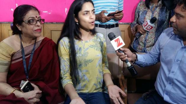 Raksha Gopal from Noida’s Amity International School scored 99.6% marks to top the Central Board of Secondary Education (CBSE) Class 12 board examination 2017. (Sunil Ghosh/HT photo) Raksha Gopal from Noida’s Amity International School scored 99.6% marks to top the Central Board of Secondary Education (CBSE) Class 12 board examination 2017. (Sunil Ghosh/HT photo)