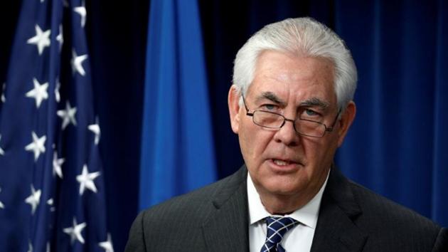 US Secretary of State Rex Tillerson speaks in Washington, U.S. on March 6, 2017. (Reuters File) US Secretary of State Rex Tillerson speaks in Washington, U.S. on March 6, 2017. (Reuters File)