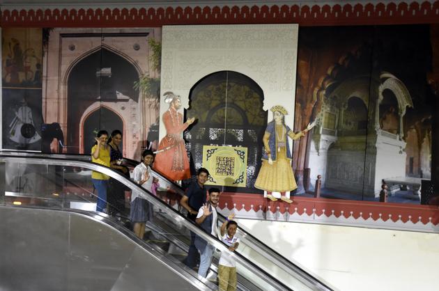 The Archeological Survey of India (ASI) is hoping that the Metro would make other tourist attractions in the area famous as well. (Sonu Mehta/HT PHOTO)