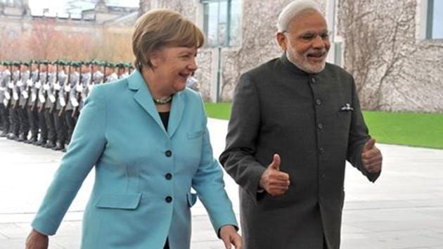 India and Germany have over 25 Working Groups, including in areas like climate change, energy, infrastructure, and tourism.(Photo: Facebook/Narendra Modi)