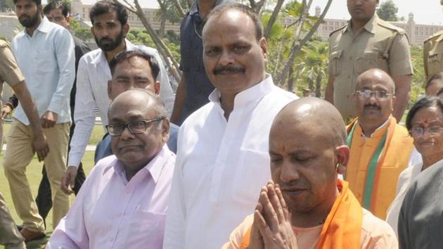 Uttar Pradesh chief minister Yogi Adityanath inspecting Gomti River Front, the dream project of former CM Akhilesh Yadav, in Lucknow (HT File Photo) Uttar Pradesh chief minister Yogi Adityanath inspecting Gomti River Front, the dream project of former CM Akhilesh Yadav, in Lucknow (HT File Photo)