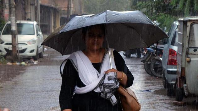 The city got pre-monsoon showers on Monday. (HT) The city got pre-monsoon showers on Monday. (HT)