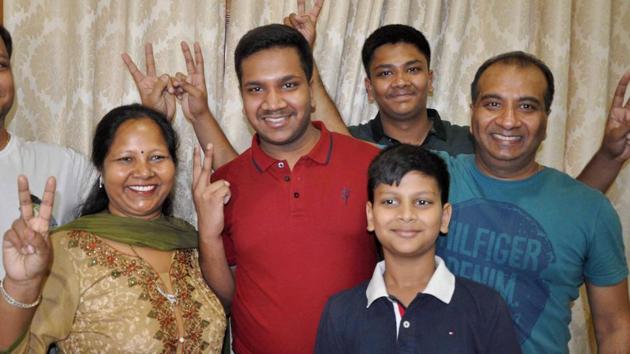 Aditya Jain who scored 99.2 per cent marks, considers sound sleep and football as important part of his life. (PTI)