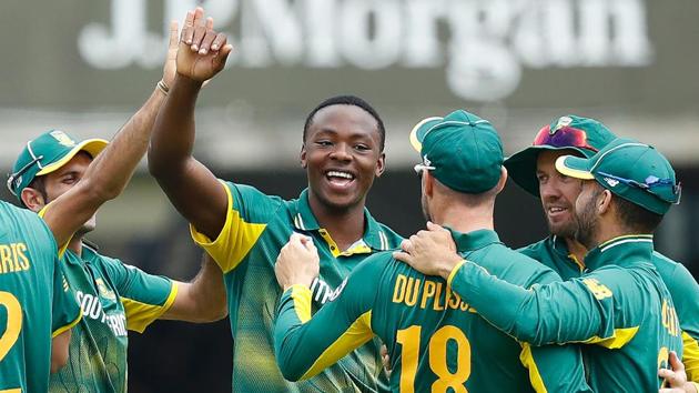 Riding on Kagiso Rabada’s 4/39 , South Africa cruised to a seven-wicket win over England in the third and final ODI at Lord’s. (AFP) Riding on Kagiso Rabada’s 4/39 , South Africa cruised to a seven-wicket win over England in the third and final ODI at Lord’s. (AFP)