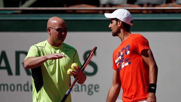 Novak Djokovic decided to work with eight-time Grand Slam champion Andre Agassi ahead of the French Open in order to bounce back to form. (REUTERS) Novak Djokovic decided to work with eight-time Grand Slam champion Andre Agassi ahead of the French Open in order to bounce back to form. (REUTERS)
