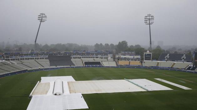 The Australia vs Pakistan ICC Champions Trophy warm up match at Edgbaston was abandoned due to rain on Monday. (Reuters) The Australia vs Pakistan ICC Champions Trophy warm up match at Edgbaston was abandoned due to rain on Monday. (Reuters)