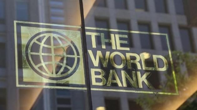 World Bank logo outside its building.(PTI photo)