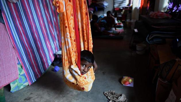 A young Sri Lankan flood victim rests at a relief camp. The relief goods, to be dispatched to Colombo by a chartered flight soon, include tents, blankets, sheets, rain boots and life jackets. (Ishara S. Kodikara/AFP) A young Sri Lankan flood victim rests at a relief camp. The relief goods, to be dispatched to Colombo by a chartered flight soon, include tents, blankets, sheets, rain boots and life jackets. (Ishara S. Kodikara/AFP)