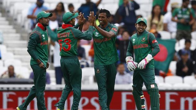 Rubel Hossain and Mustafizur Rahman struck as they removed the openers cheaply as Bangladesh made a great start. (REUTERS) Rubel Hossain and Mustafizur Rahman struck as they removed the openers cheaply as Bangladesh made a great start. (REUTERS)
