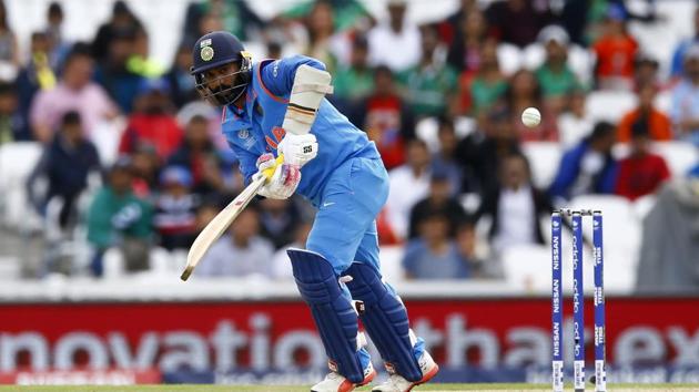 Dhawan found support in the form of Dinesh Karthik as the pair revived India. (REUTERS) Dhawan found support in the form of Dinesh Karthik as the pair revived India. (REUTERS)