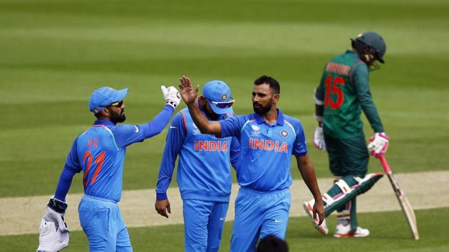 Mohammed Shami also chipped in with some wickets as Bangladesh were bowled out for 83, giving India a 240-run win. (REUTERS) Mohammed Shami also chipped in with some wickets as Bangladesh were bowled out for 83, giving India a 240-run win. (REUTERS)