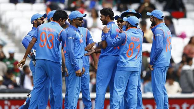 Chasing 325, Bhuvneshwar Kumar and Umesh Yadav picked up three wickets apiece to leave Bangladesh reeling at 22/6. (REUTERS) Chasing 325, Bhuvneshwar Kumar and Umesh Yadav picked up three wickets apiece to leave Bangladesh reeling at 22/6. (REUTERS)