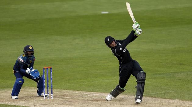 Martin Guptill scored a 76-ball 116 before retiring out in New Zealand’s ICC Champions Trophy 2017 warm-up match against Sri Lanka. (REUTERS) Martin Guptill scored a 76-ball 116 before retiring out in New Zealand’s ICC Champions Trophy 2017 warm-up match against Sri Lanka. (REUTERS)