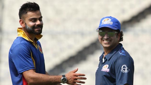 Virat Kohli has often been compared to Sachin Tendulkar but the latter is irreplaceable, according to former Pakistan cricket great Waqar Younis.(BCCI)