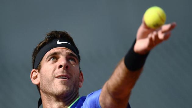 Argentina's Juan Martin del Potro beat Guido Pella 6-2, 6-1, 6-4 (AFP)