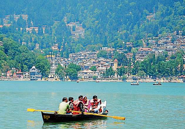 The Naini Lake in Nainital is the lifeline of the hill town and famed tourist attraction. (HT File Photo.) The Naini Lake in Nainital is the lifeline of the hill town and famed tourist attraction. (HT File Photo.)