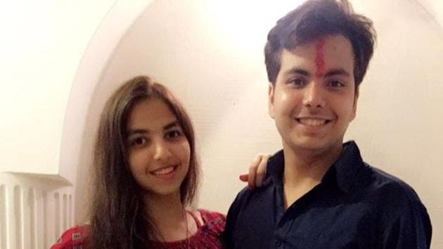 Brother-sister pair from Tardeo, Sagar and Disha Changwani, said it was a great having a sibling to share the board exams with.(HT photo)