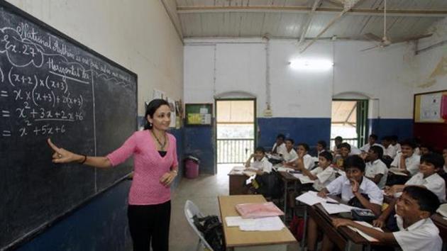 Maharashtra has around 1.05 lakh government-aided schools in which more than 6 lakh teachers work. (Pic for Representation) Maharashtra has around 1.05 lakh government-aided schools in which more than 6 lakh teachers work. (Pic for Representation)